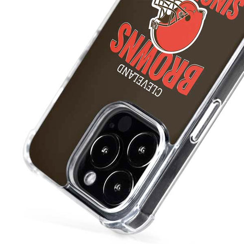 NFL Cleveland Browns Helmet iPhone 16 Pro MagSafe Case